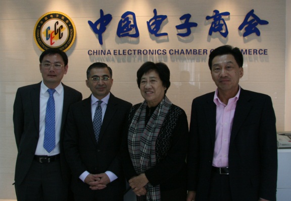 曲维枝会长接见戴尔亚太区总裁兼全球新兴市场主席闵毅达一行