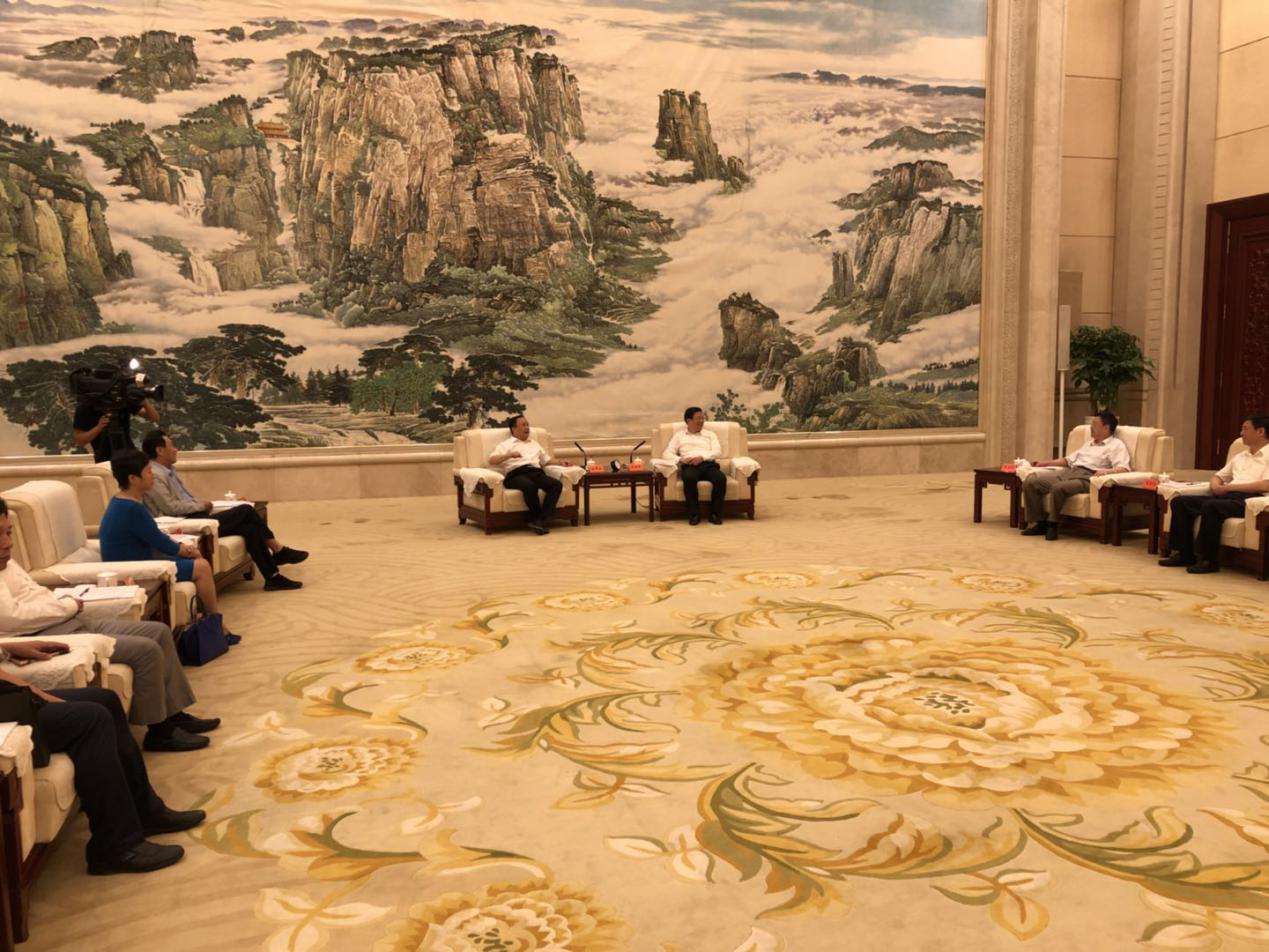 河北省委书记王东峰会见任贤良、王宁一行