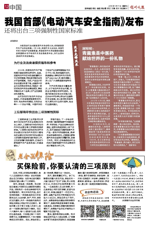 中国首部《电动汽车安全指南》发布