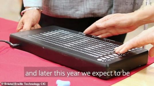 英公司发布“盲人Kindle” 预计2019年投产