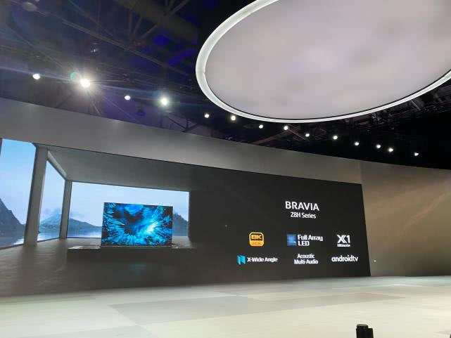 索尼发布多款电视新品 8K电视边框可发声OLED电视再升级