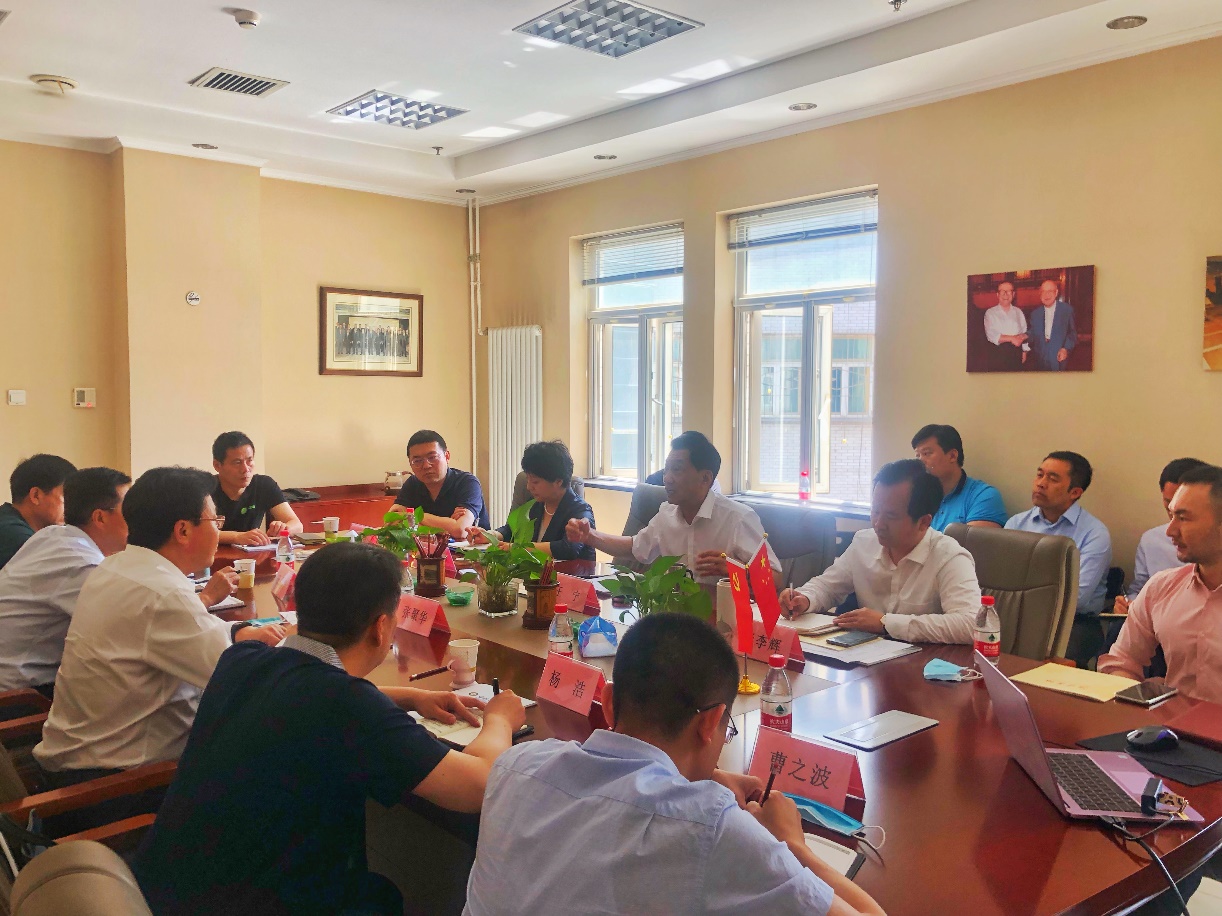石家庄藁城区区委书记张聚华一行来访中国电子商会