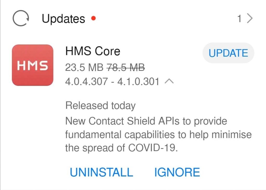 华为发布“Contact Shield”API：开发新冠病毒接触跟踪应用