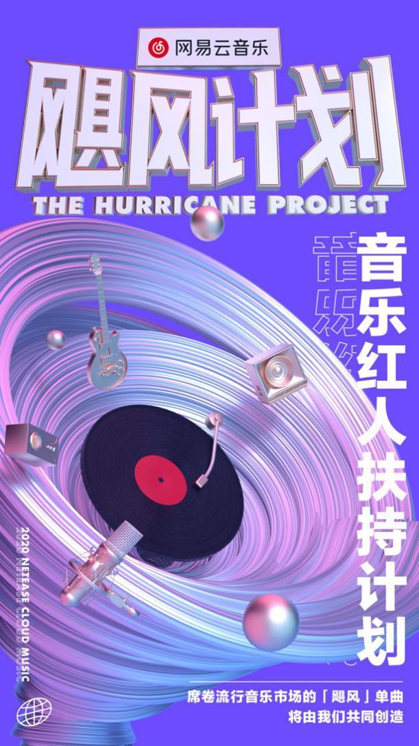 网易云音乐“飓风计划”助力音乐红人 打造爆款代表作！