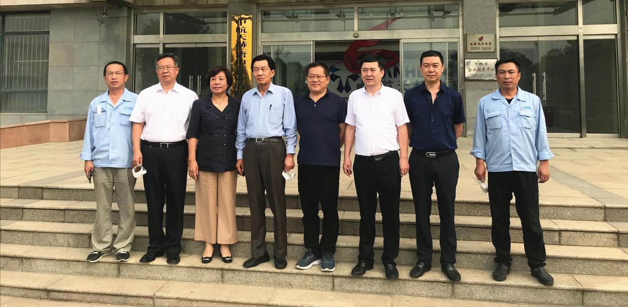 中国电子商会会长王宁一行到中航天赫（唐山）钛业有限公司考察调研