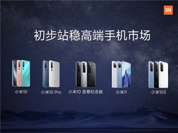一年狂发五款旗舰!雷军:小米初步站稳高端手机市场