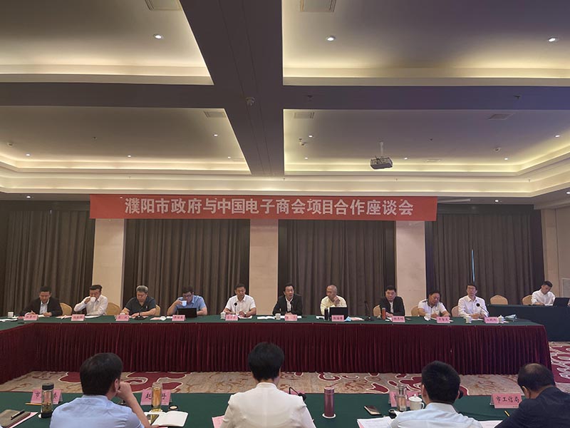 王宁出席濮阳大数据生态园项目合作座谈会