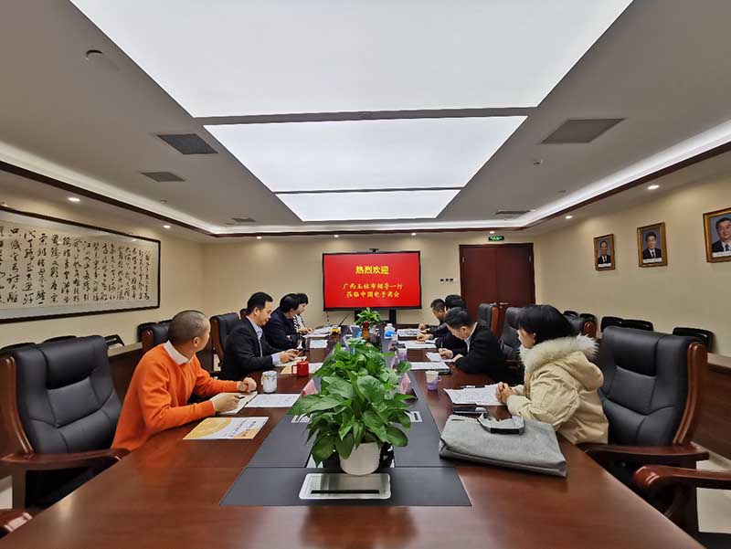 广西玉林市领导一行来访中国电子商会