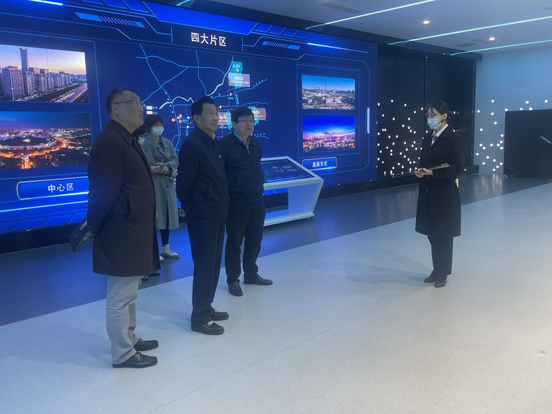 王宁会长一行到访济南市高新区考察交流