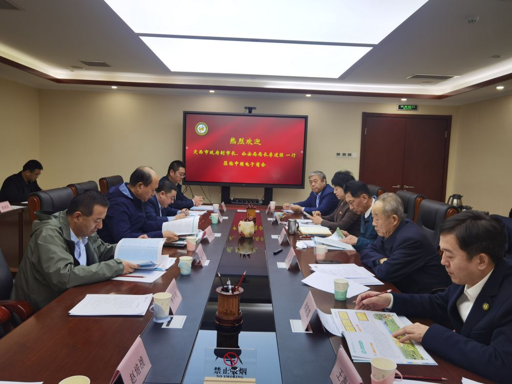 定西市政府副市长、市公安局局长李进强一行到访中国电子商会