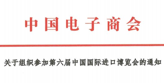 关于组织参加第六届中国国际进口博览会的通知