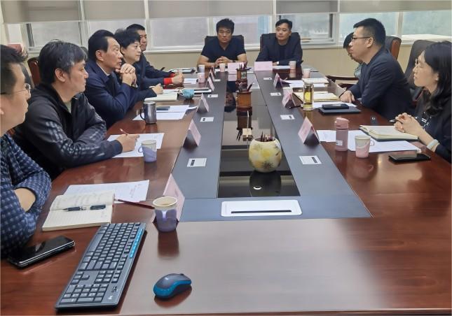 王宁会长热情接待保定市工信局党组书记、局长付建宾一行