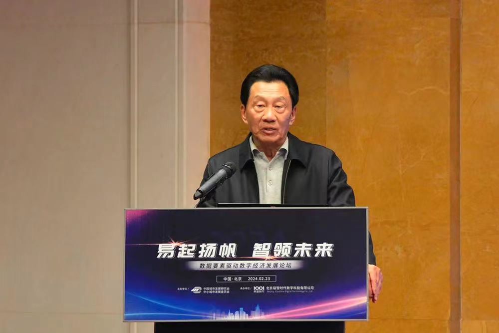 王宁会长受邀出席“‘易’起扬帆·智领未来--数据要素驱动数字经济发展研讨会”并致辞