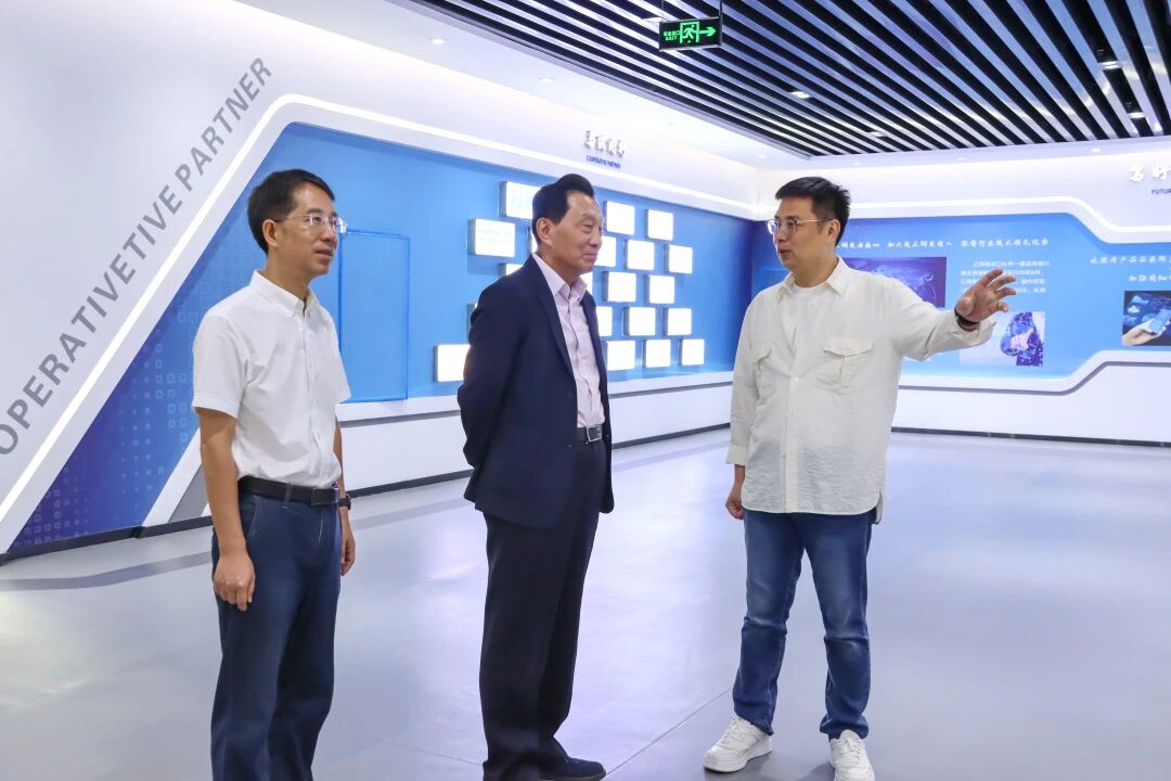 中国电子商会会长王宁一行考察调研沃格光电