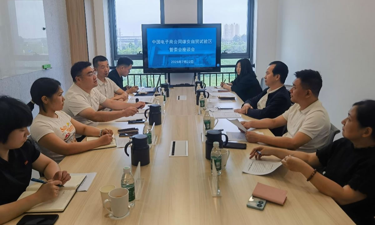 中国电子商会常务副会长彭李辉带队赴雄安自贸试验区考察交流